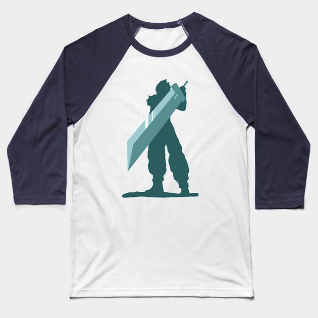 Cloud FF7r Baseball T-Shirt by Laythaba